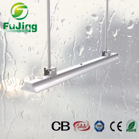 Lumière linéaire haute baie haute lumen 120W 4FT LED haute baie pour entrepôt d'atelier