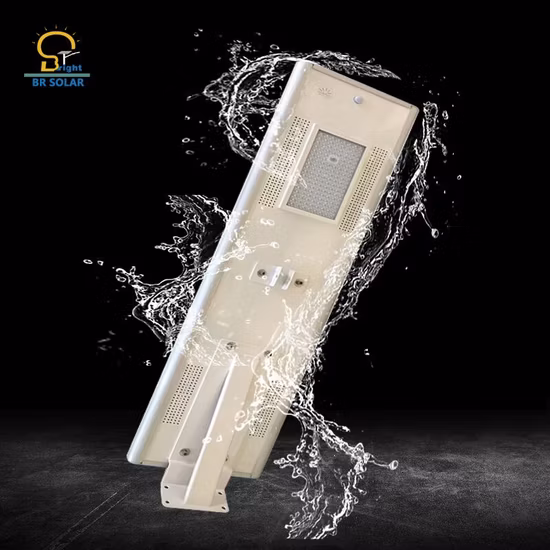 5 % de réduction intégré 10 W 60 W 100 W IP66 économie d'énergie tout en un réverbère LED à énergie solaire